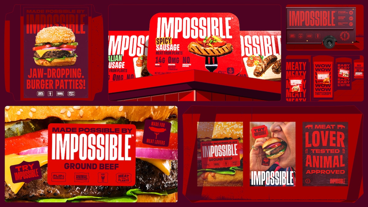New packaging shows Impossible Foods' rebranding